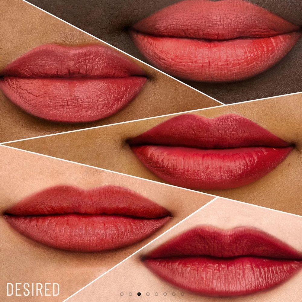 🦋 LYS SPEAK LOVE MOISTURE MATTE LIPSTICK DESIRED (Reddish Brown Lipstick) New - Picture 4 of 9